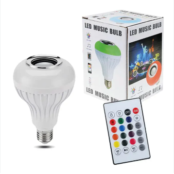 LED Music Bulb Bluetooth Speaker with Remote GM-0904