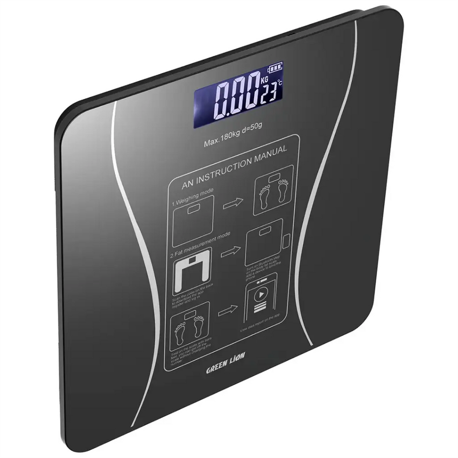 Green Lion Smart Body Scale Lite - Black