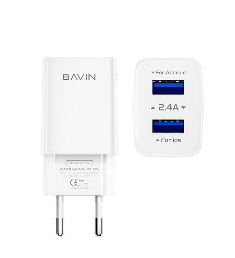 BAVIN C-PC910 2.4A USB Wall Charger w/ 1m Cable MICRO IOS TYPE C