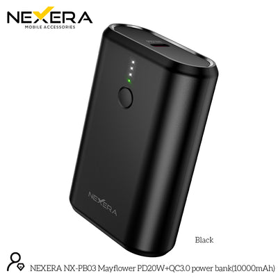 NEXERA NX-PB03 Mayflower PD20W+QC3.0 power bank(10000mAh)