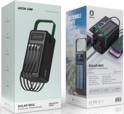 Green Lion Solar Max 80000mAh Power bank