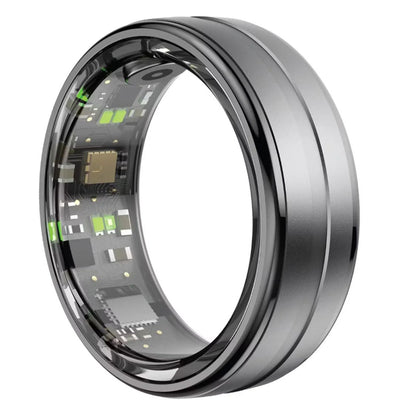 Green Lion Smart Health Tracker Ring Size 9/ Size 10 - Black