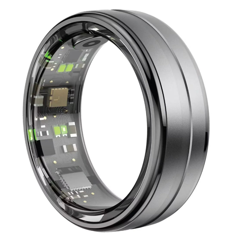 Green Lion Smart Health Tracker Ring Size 9/ Size 10 - Black