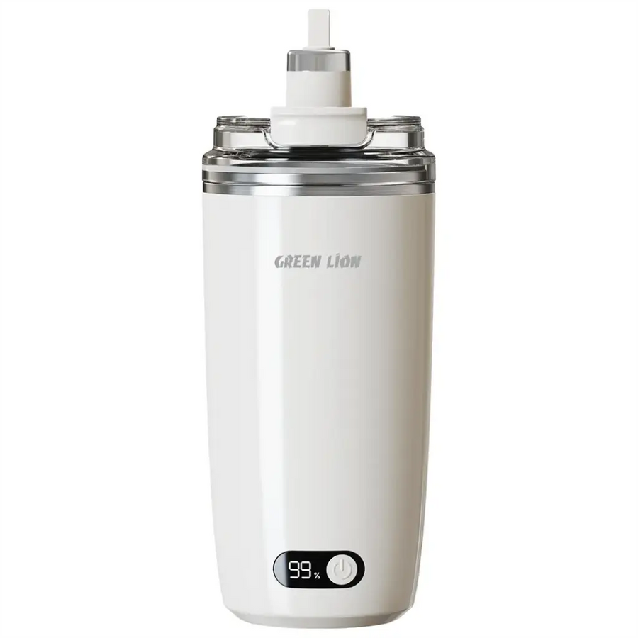 Green Lion Auto Stirring Mug 350ml - Cream
