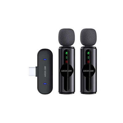 {GNGM76XMICBK} Green Lion GM-76X Microphone 3 In 1 - Black