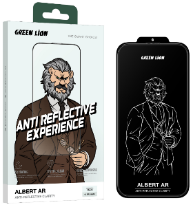 Green Lion Albert AR Screen Protector for iPhone 16 Pro Max/Pro- Clear