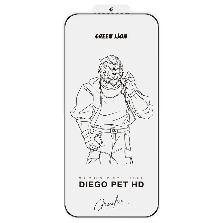 Green Lion Diego Pet HD Screen Protector for iPhone 17 Pro / Pro Max; 16 promax - Clear