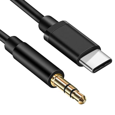 USB C to Aux Cable 3.5ft, Type C to 3.5mm Audio Adapter Cord, Headphone Jack Car Stereo Cable Compatible With Samsung Galaxy S22 S21 S20 Note20, Google Pixel