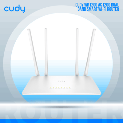 Cudy AC 1200 Dual Band Wi-Fi Router Wr1200
