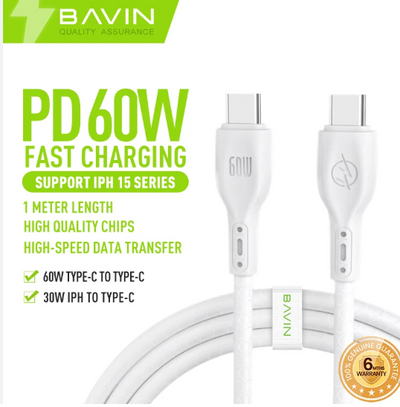 BAVIN 18W FAST CHARGING AND HIGH SPEED DATA TRANSFER MICRO Type-c