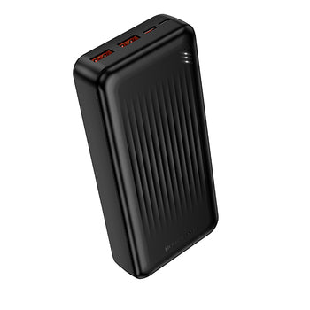 Borofone Power Bank 20000mAh BJ80A Clever - 2xUSB + Type C - QC 3.0 22,5W + PD 20W black