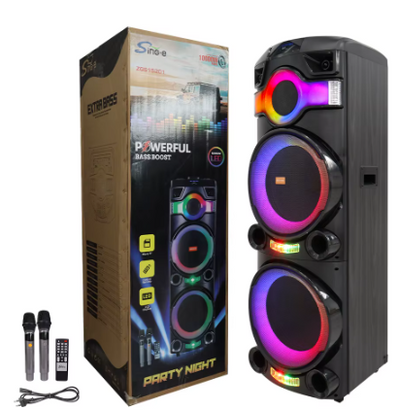PARTY NIGHT SPEAKER 12&rdquo; X2 ZQS12209