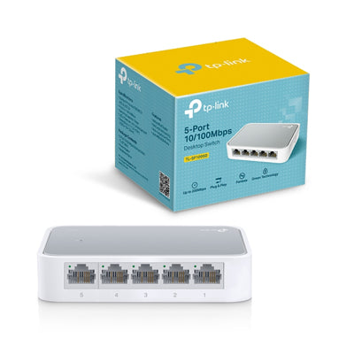 TP-LINK TL-SF1005D 5-Port 10/100Mbps Desktop Switch