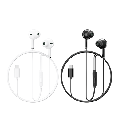 BAVIN H-C-HX872 HiFi Bass Type-C Wired Earphones w/ Mic and Stereo Sound