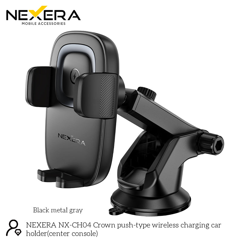 NEXERA HW32 Crown push-type wireless charging car holder(center console)