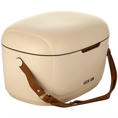 Green Lion Vintage Insulated Cooler Box 20L - Beige