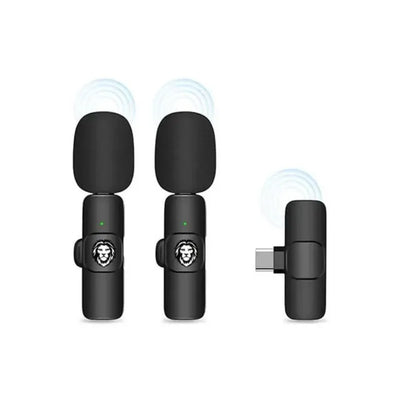 GREEN LION 3 IN 1 WIRELESS MICROPHONE - BLACK