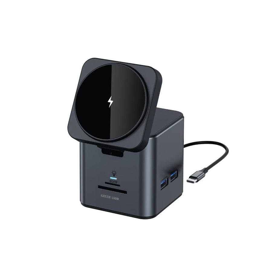 GREEN LION 9 IN 1 HUB DOCKING STATION - BLACK