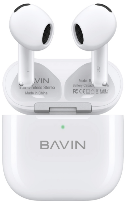 BAVIN HB-BA85 TWS Hi-Fi Wireless Earbuds w/Compact Design Low Latency Smart Touch and Long Battery Life