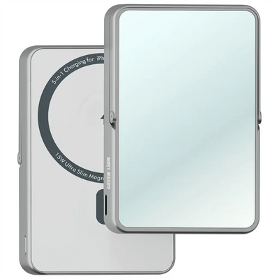 Green Lion MIRROR BANK Magsafe Power Bank 10000mAh PD 20W - Silver