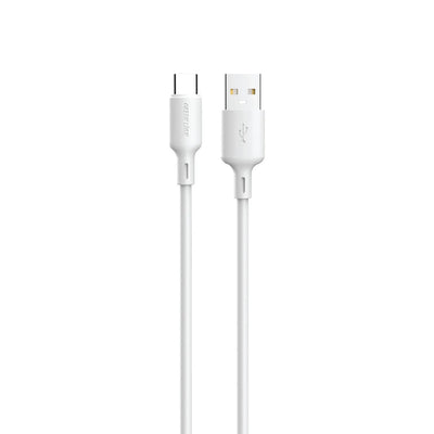 GREEN LION 67W USB-A TO USB-C TPE CABLE 1MTR - WHITE