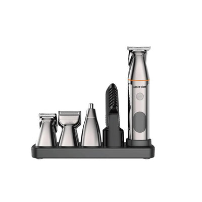 GREEN LION 5 IN 1 MULTI-FUNCTION HAIR CLIPPER SET 600MAH - BLACK