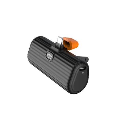 GREEN LION POCKET POWER BANK TYPE C OUTPUT 5000MAH - BLACK