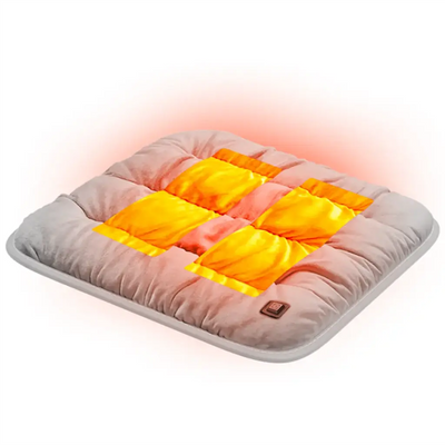 Green Lion Electric Heat Pad Heated Seat Cushion - Gray