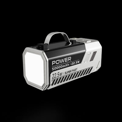 GREEN LION POWER MAX 22.5W 50000MAH POWER BANK - SILVER