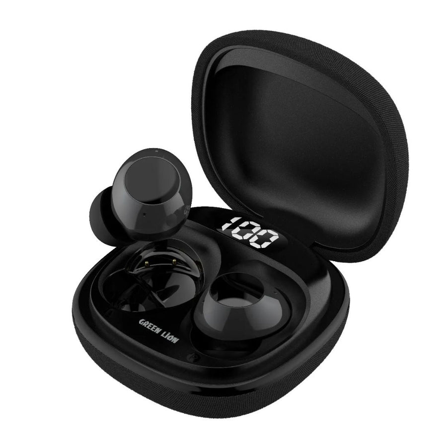 GREEN LION MALBUN TRUE WIRELESS EARBUDS - BLACK