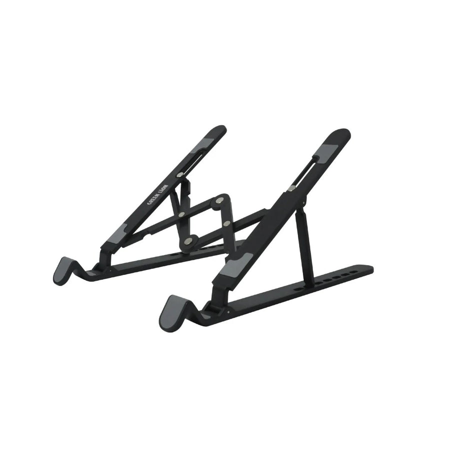 GREEN LION FOLDABLE LAPTOP STAND 7 TILTS - BLACK