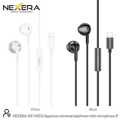 NEXERA M115 Sagacious universal earphones with microphone iP