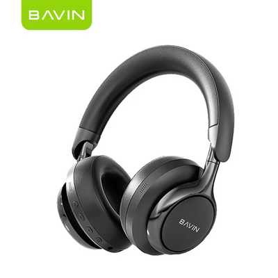 BAVIN BH60 Wireless Bluetooth 5.4 Headphones w/ ANC Noise Cancellation Hi-Fi HD Sound for Smartphone