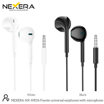 NEXERA BM100 Fuente universal earphones with microphone