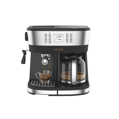 LePresso Dual Brew Drip Coffee & Espresso Milk and Flow Meter