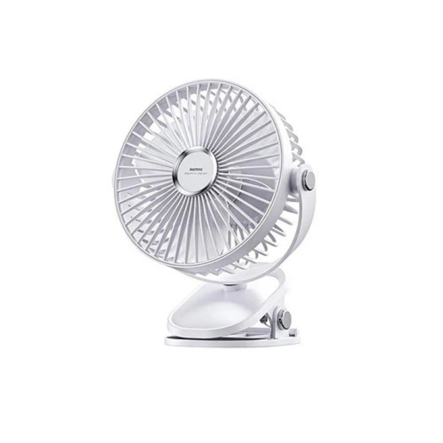 Remax F41 3-in-1 Mini Desk Fan - 720° Rotation - Night Light - 4 Speeds