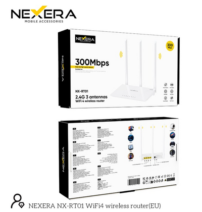 NEXERA NX-RT01 wifi4 wireless router(EU)