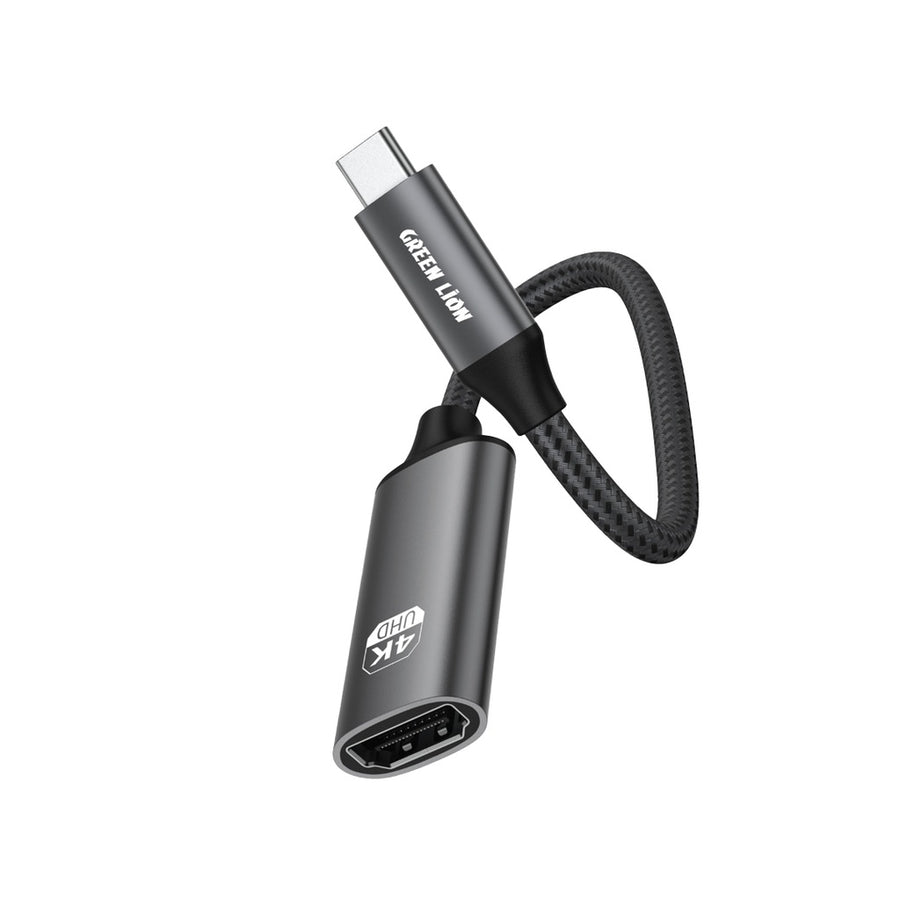GREEN LION 4K USB-C TO HDMI ADAPTER CABLE - BLACK