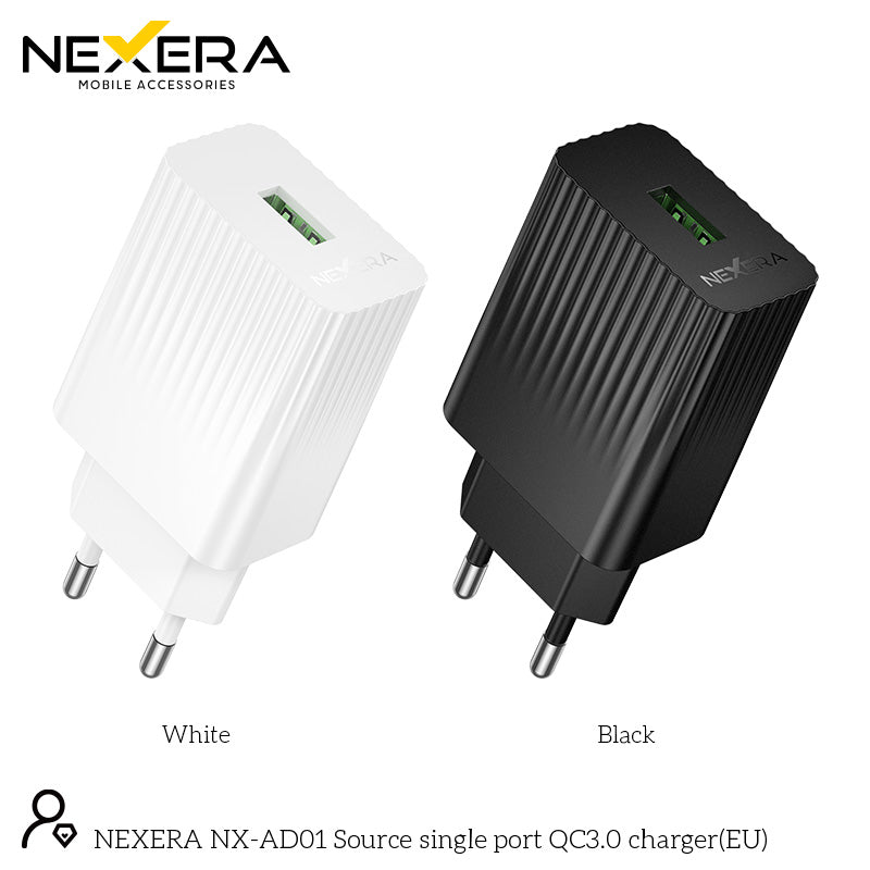 NEXERA BAS72A Source single port QC3.0 charger(EU)