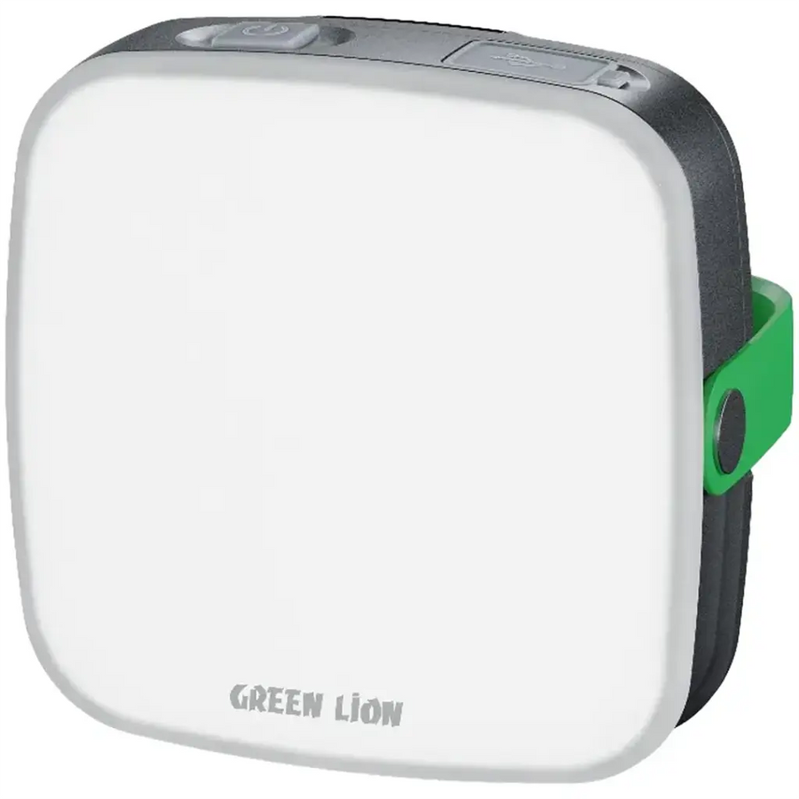 Green Lion Lumenix Portable LED Flashlight with Power Bank (2000mAh x 2) - Gray