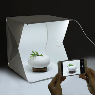 Mini folding light box photography studio LED Light Soft Box Photo Background Kit Light box-20CM AND 40CM