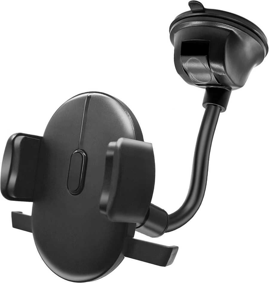 DH21 One Button Racer Windshield In-Car Phone Holder BLACK