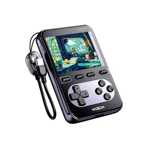 Moxom mx-pb192 mini game console pd20w + 15w wireless type-c to type-c 5000mah black Power bank magsafe