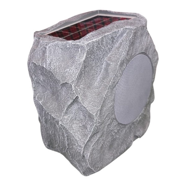 Creative Stone Crafts BT Speaker FM Radio TF/USB Solar Panel Charging Stereo Woofer Active Outdoor Waterproof Wireless Speaker