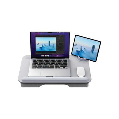 GREEN LION MULTI-FUNCTIONAL CUSHIONED LAP DESK 17\\ quot; - GRAY
