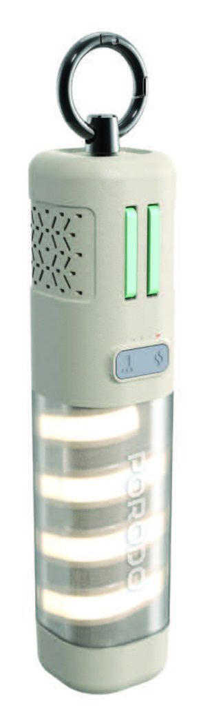 PORODO PowerBeam 5000mAh POWERBANK WITH FLASHLIGHT -KHAKI