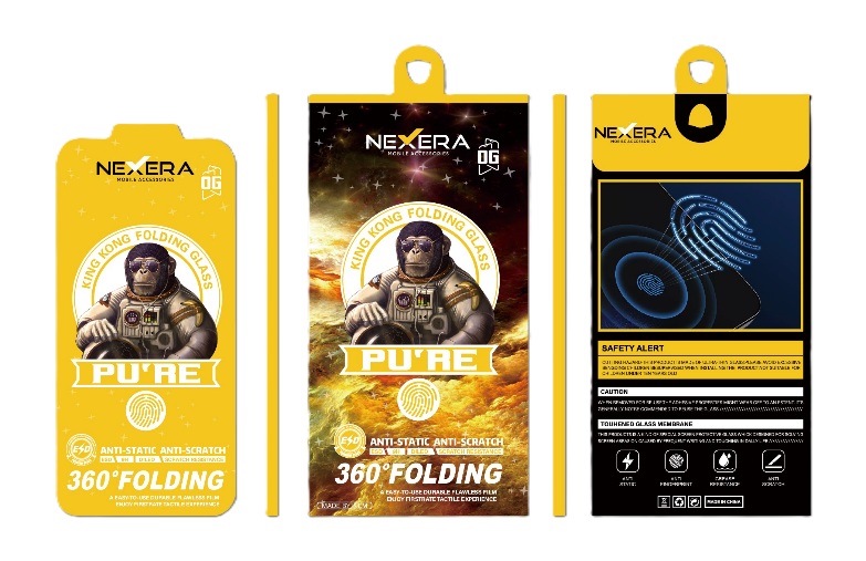 NEXERA unlock fingerprint GLASS WITH 1 by 1 PACKING