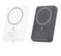 PX130 5000MAH ULYRA-THIN MAGNETIC POWER ANK (20W) BLACK & WHITE