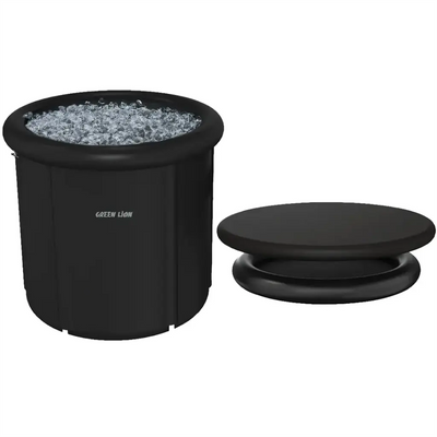 GNICEBTTUBBK} Green Lion Ice Bath Tub - Black
