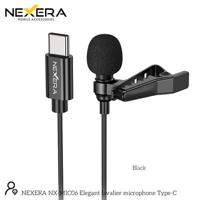 NEXERA BFK11 Elegant lavalier microphone Type-C